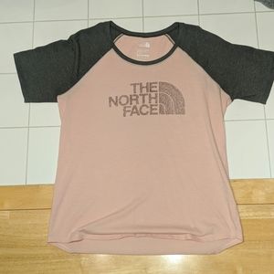 The North Face Size Small Pink/Grey T-shirt